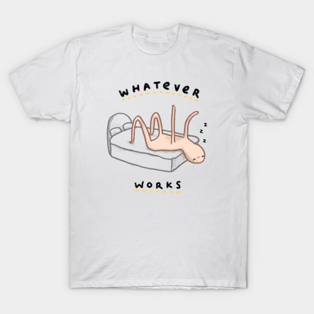 Honest Blob - Whatever Works T-Shirt by Sophie Corrigan